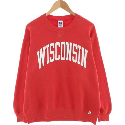 古着 90年代 ラッセル Russell WISCONSIN ウィスコンシン大学 カレッジスウェットシャツ トレーナー USA製 メンズXXL相当 ヴィンテージ /eaa417570 【中古】 【250426】