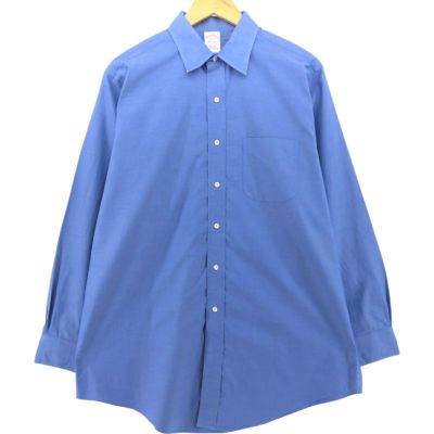 古着 ブルックスブラザーズ Brooks Brothers Est.1818 長袖 コットンシャツ メンズL相当 /eaa543577 【中古】 【250426】
