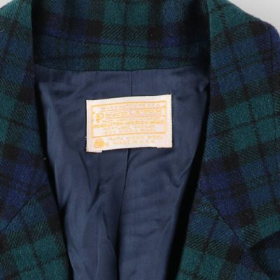 古着 70年代 ペンドルトン PENDLETON ブラックウォッチチェック ウール